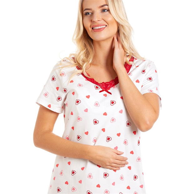 Camille Sleeved Knee Length Nightshirt