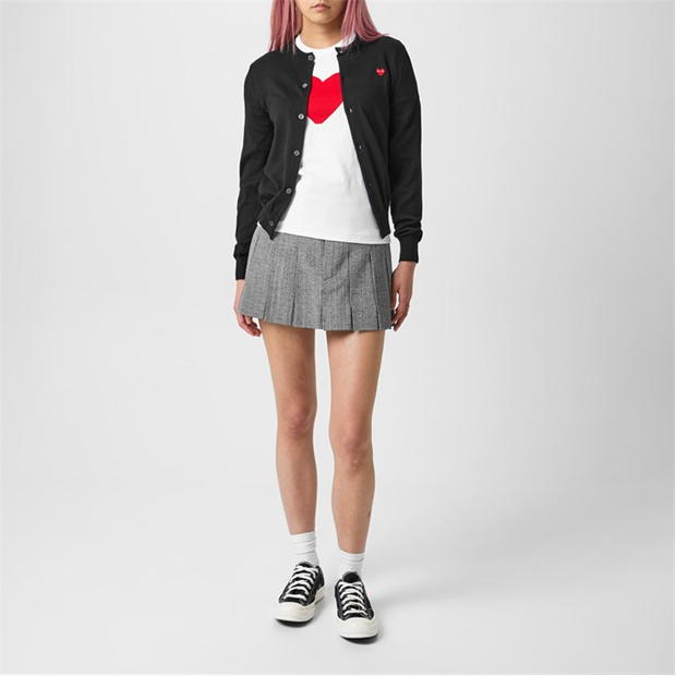 COMME DES GARCONS PLAY Little Red Heart Cotton Cardigan