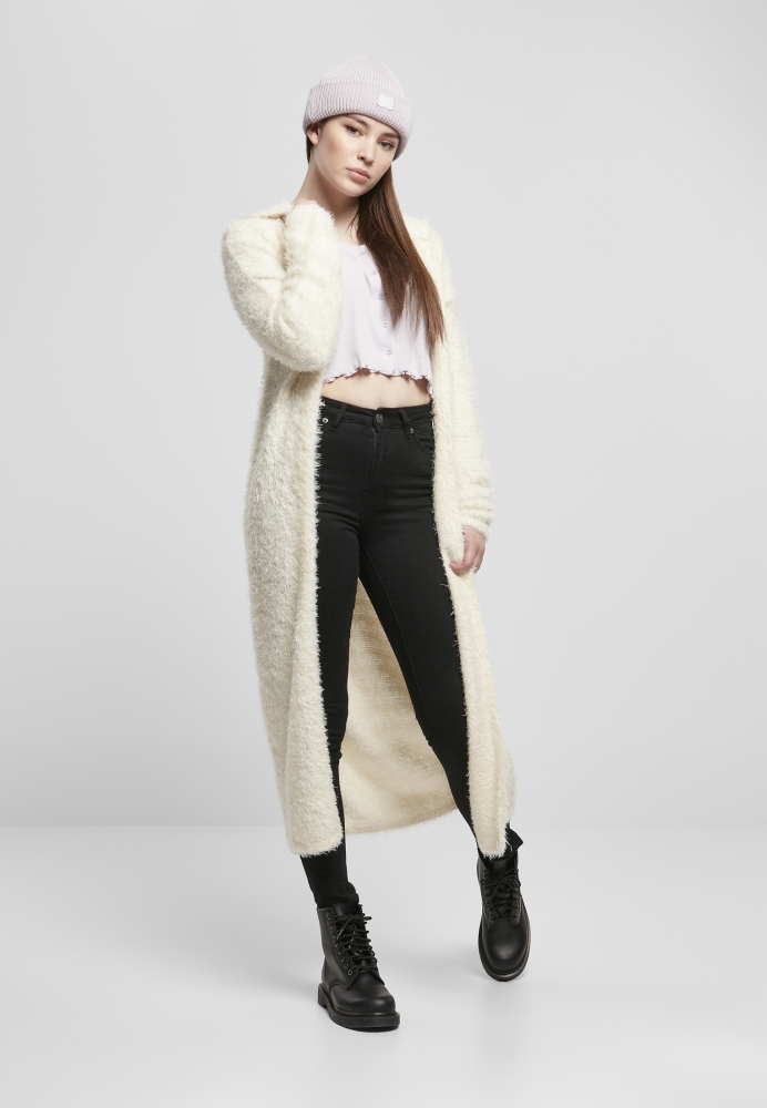 Hooded Feather Cardigan dama Urban Classics