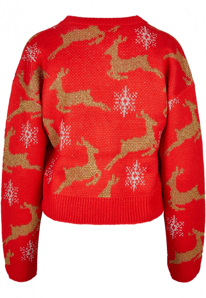 Short Oversized Christmas Cardigan dama Urban Classics