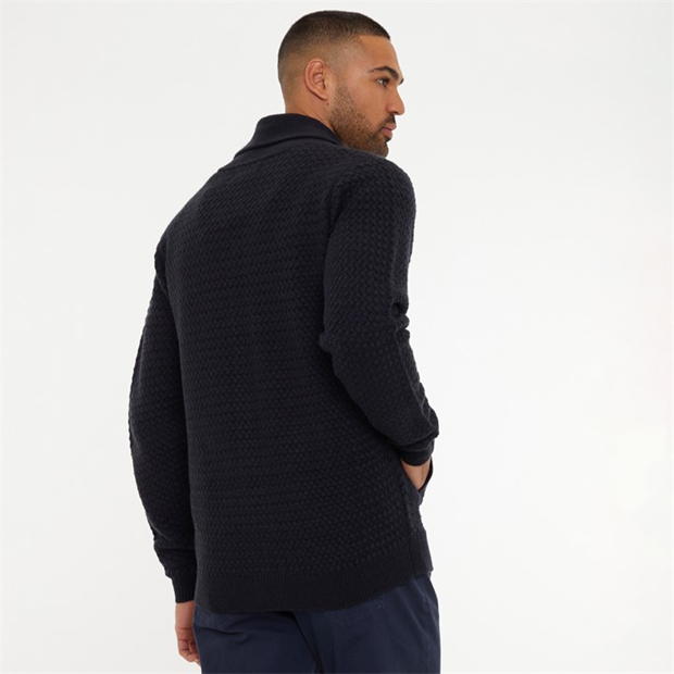 Threadbare Shawl Collar Knitted Cardigan