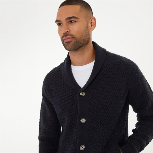 Threadbare Shawl Collar Knitted Cardigan