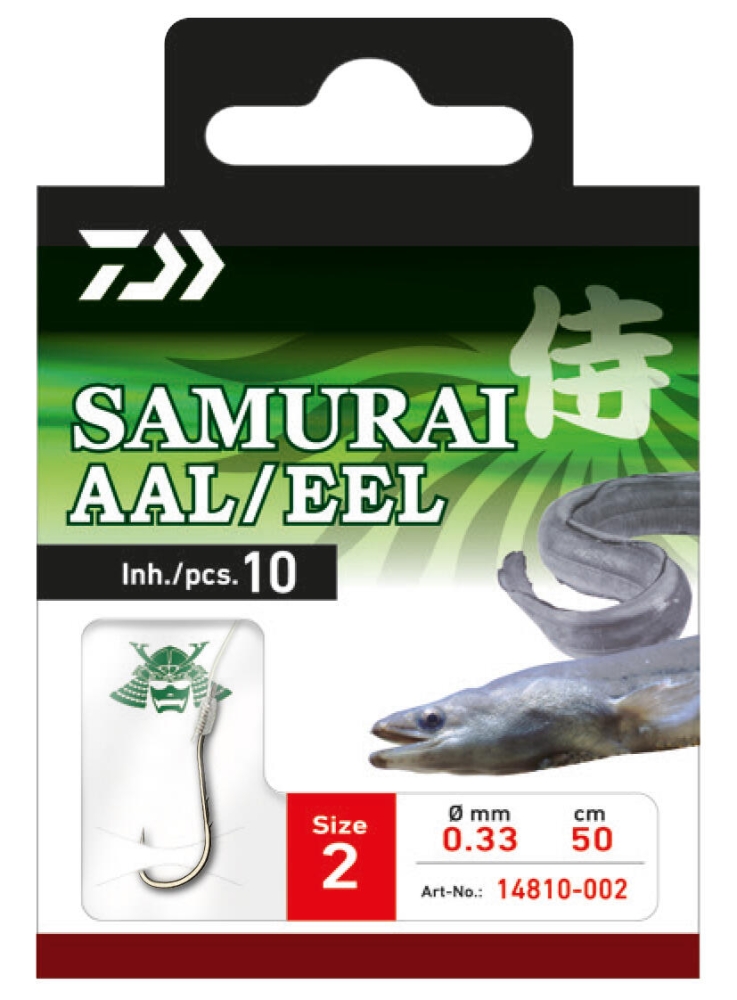 CARLIG SAMURAI EEL NR 8 10BUC PL marime DAIWA