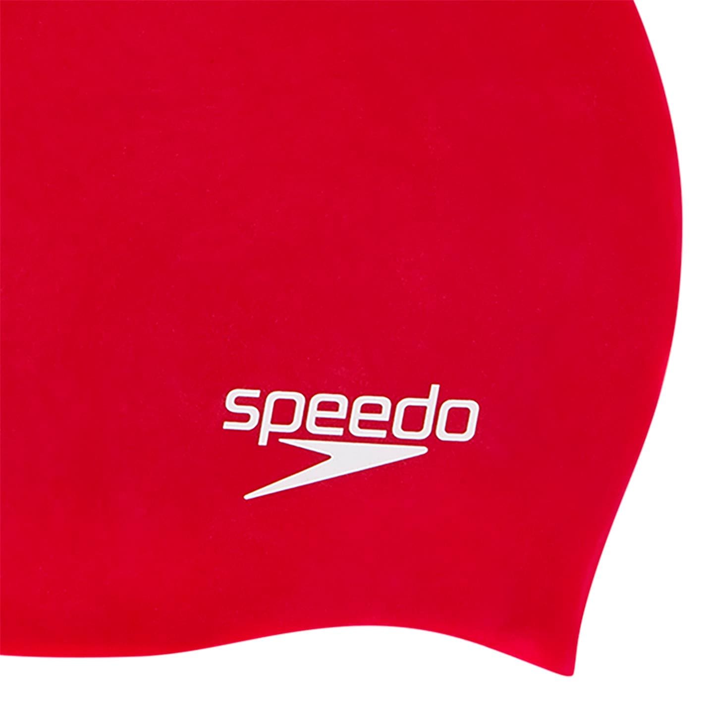 Sapca Speedo Plain Moulded Silicon Red copil