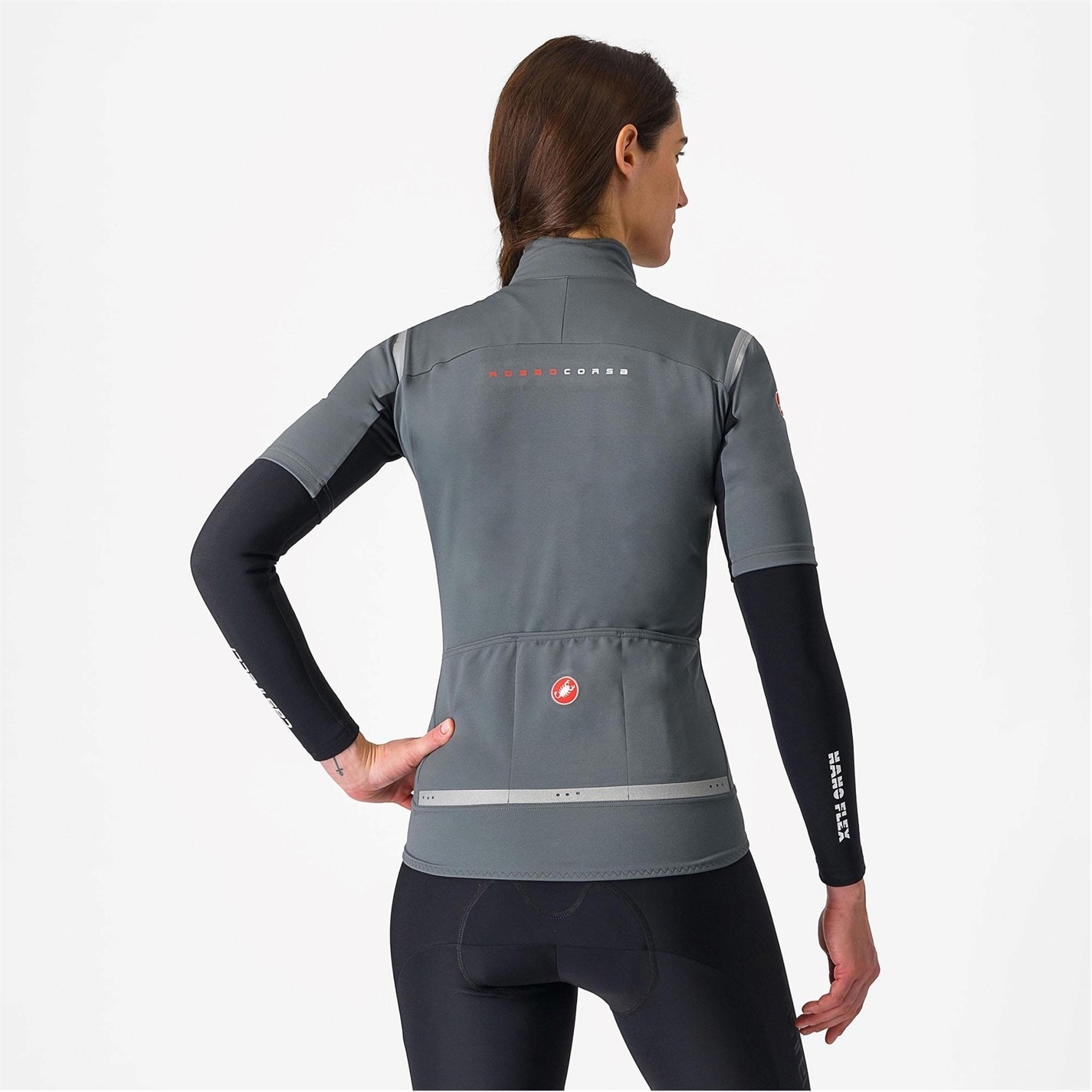 Castelli Gabba Maneca Scurta Zip Up Jersey Top dama