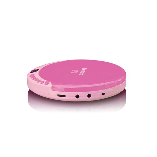 Lenco Lenco CD Player with Earphones Pink