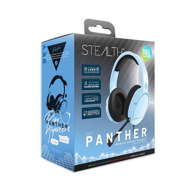 Stealth Stealth PANTHER Premium Gaming Headset - Sky