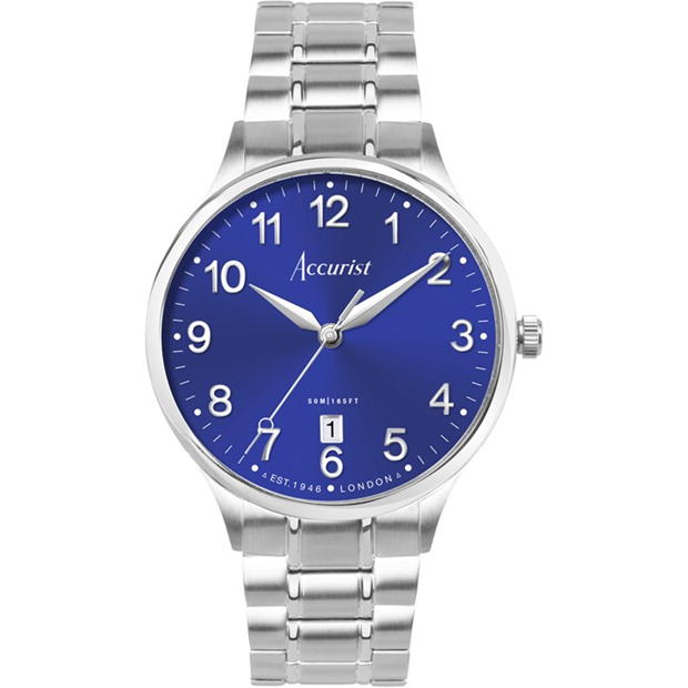 Accurist Stainless Steel Classic Analogue Quartz Watch barbat