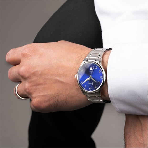 Accurist Stainless Steel Classic Analogue Quartz Watch barbat