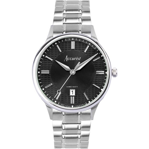 Accurist Stainless Steel Classic Analogue Quartz Watch barbat