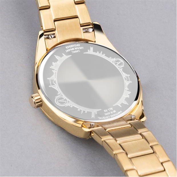 Accurist Stainless Steel Classic Analogue Quartz Watch dama