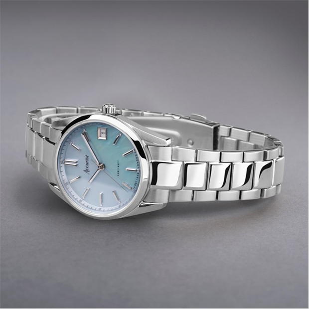 Accurist Stainless Steel Classic Analogue Quartz Watch dama