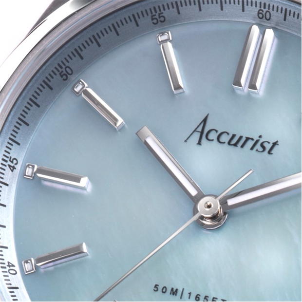 Accurist Stainless Steel Classic Analogue Quartz Watch dama