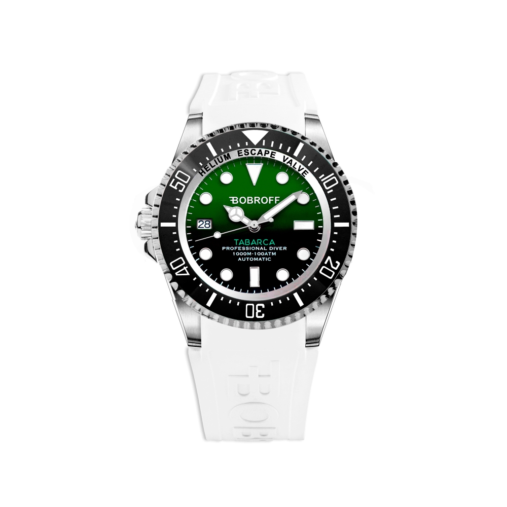 Ceas AUTOMATIC MAN BOBROFF BF0002i-BFSTB gri alb verde