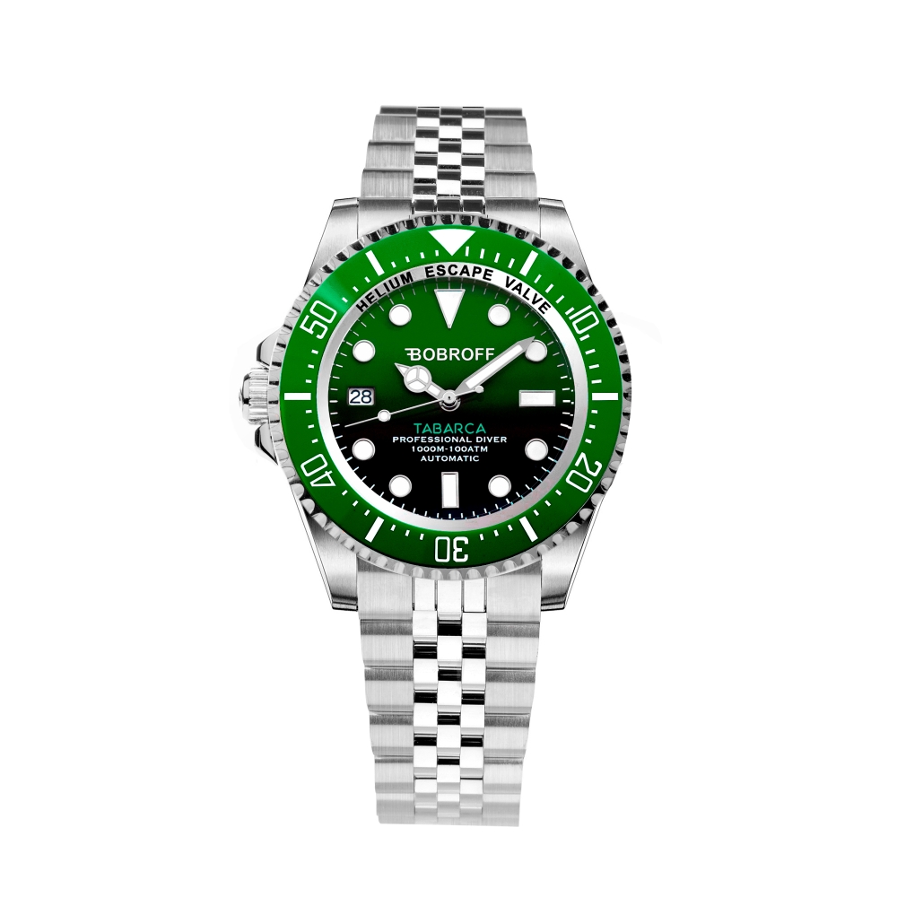 Ceas AUTOMATIC MAN BOBROFF BF0002ibvBFST argintiu verde