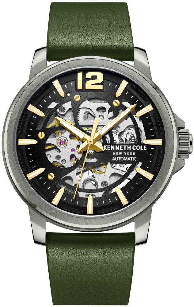 Ceas AUTOMATIC MAN KENNETH COLE KCWGE2220501 gri verde negru