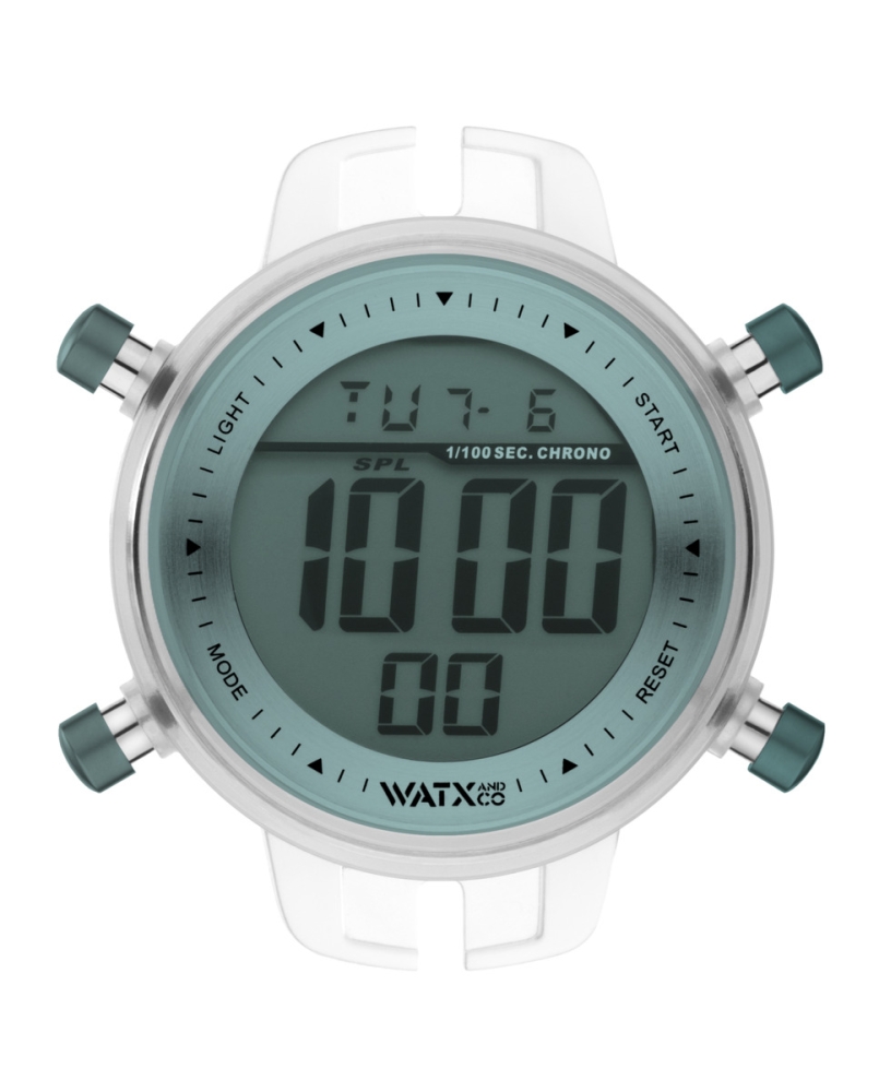 Ceas BOX UNISEX WATXANDCO RWA1039 transparent verde