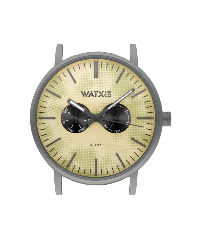 Ceas BOX UNISEX WATXANDCO WXCA2724 gri galben