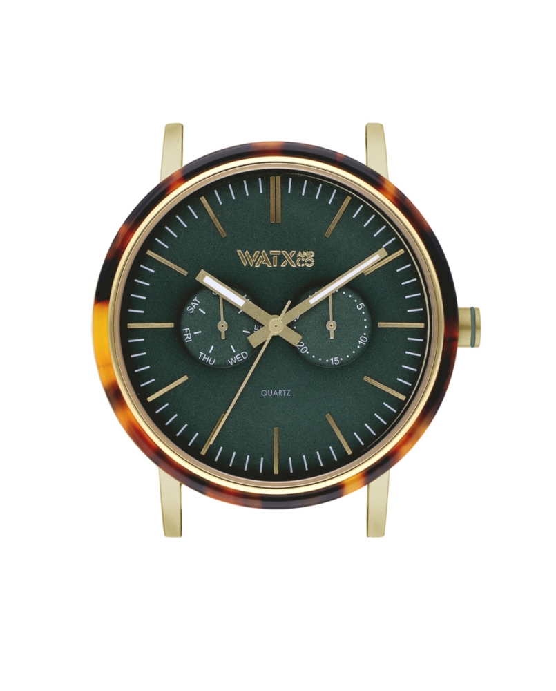 Ceas BOX UNISEX WATXANDCO WXCA2740 auriu verde