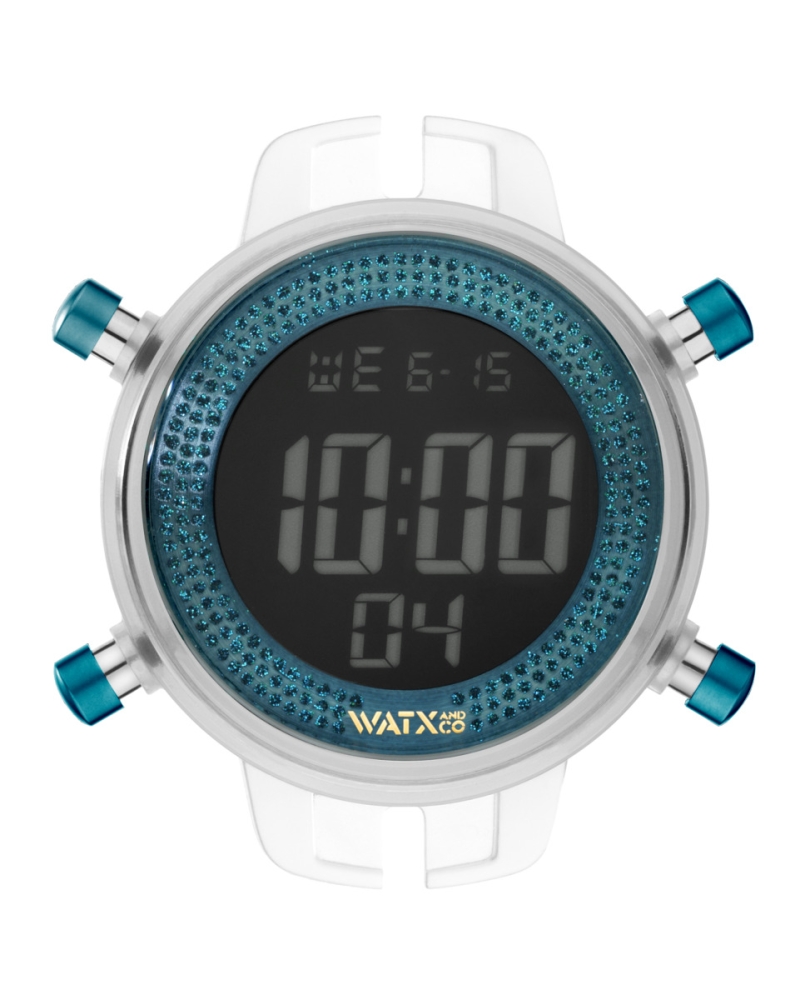 Ceas BOX WATXANDCO RWA1042 pentru Femei transparent albastru