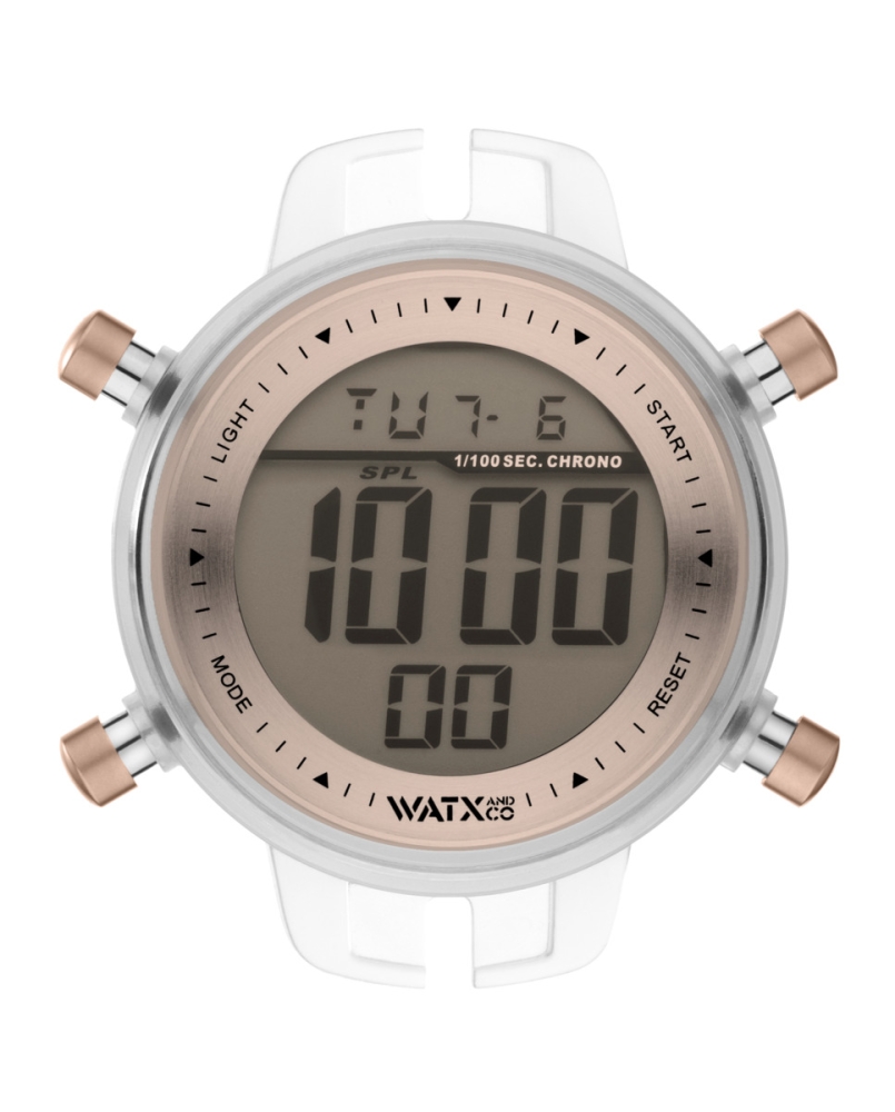 Ceas BOX WATXANDCO RWA1073 pentru Femei transparent roz