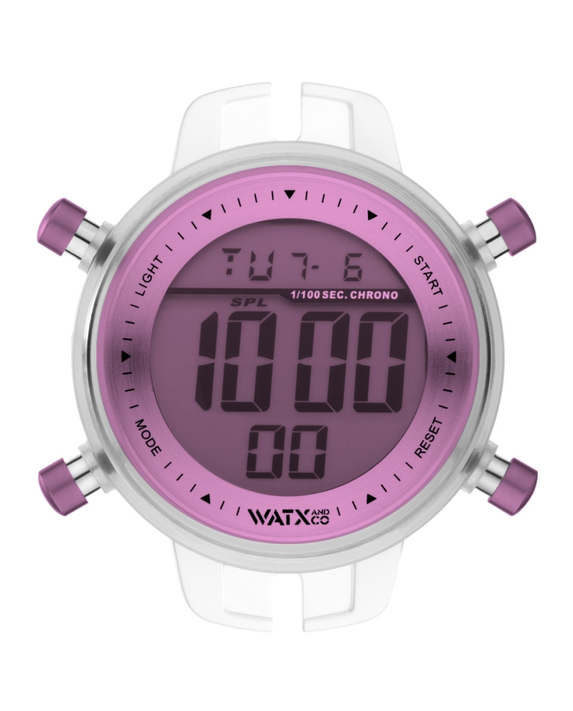 Ceas BOX WATXANDCO RWA1090 pentru Femei transparent roz