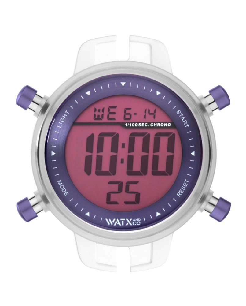 Ceas BOX WATXANDCO RWA1095 pentru Femei transparent lila