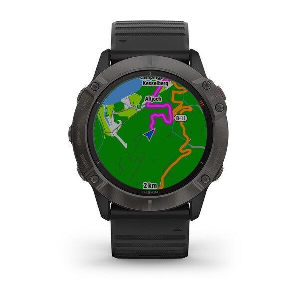 CEAS FENIX 6X PRO SOLAR CARBON negru 51MM GARMIN