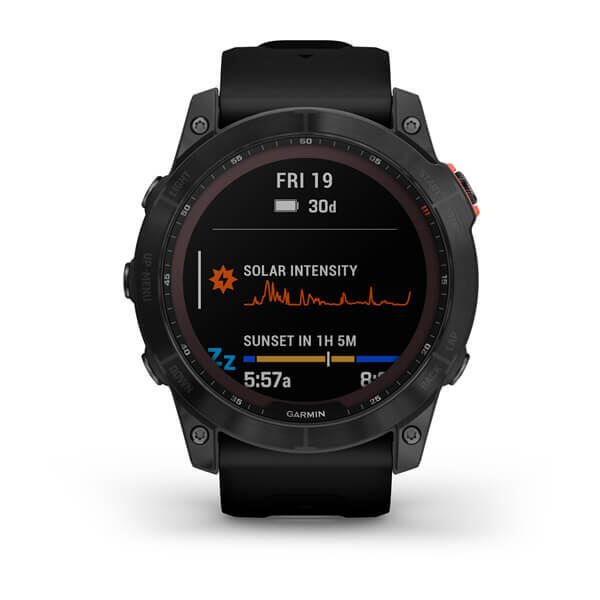 CEAS FENIX 7X SOLAR SLATE gri negru 51MM GARMIN