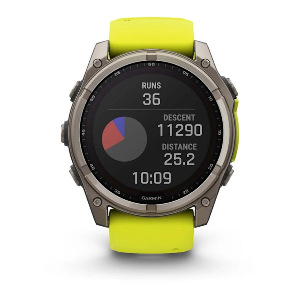 CEAS FENIX 8 SOLAR SAPPHIRE galben GRAPHITE TI negru 51MM EMEA GARMIN