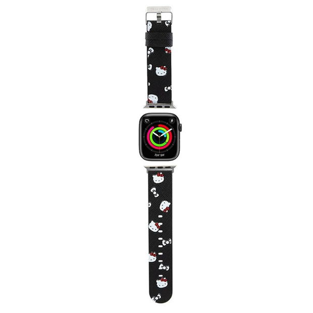 Hello Kitty Hello Kitty Apple Watch piele Strap - Black