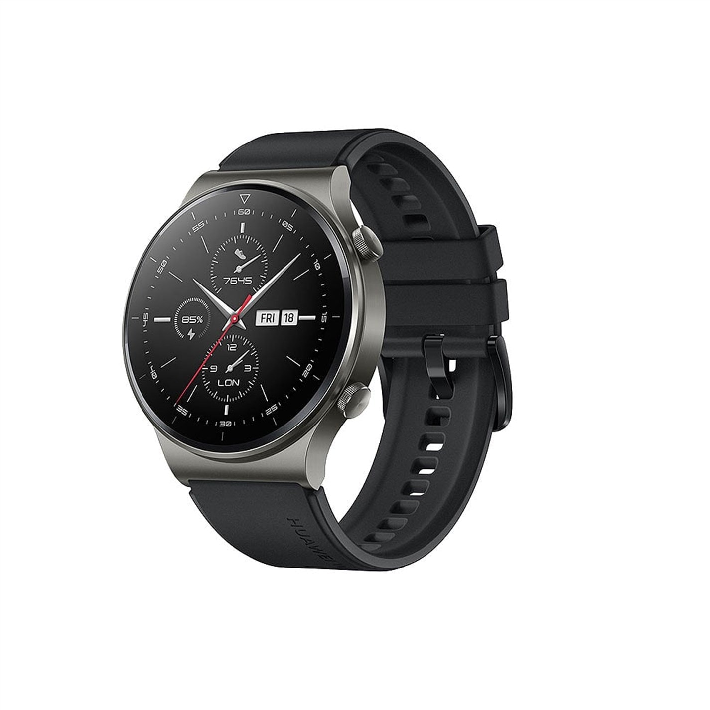 Huawei HUAWEI WATCH GT 2 Pro Black Fluoroelastomer Strap