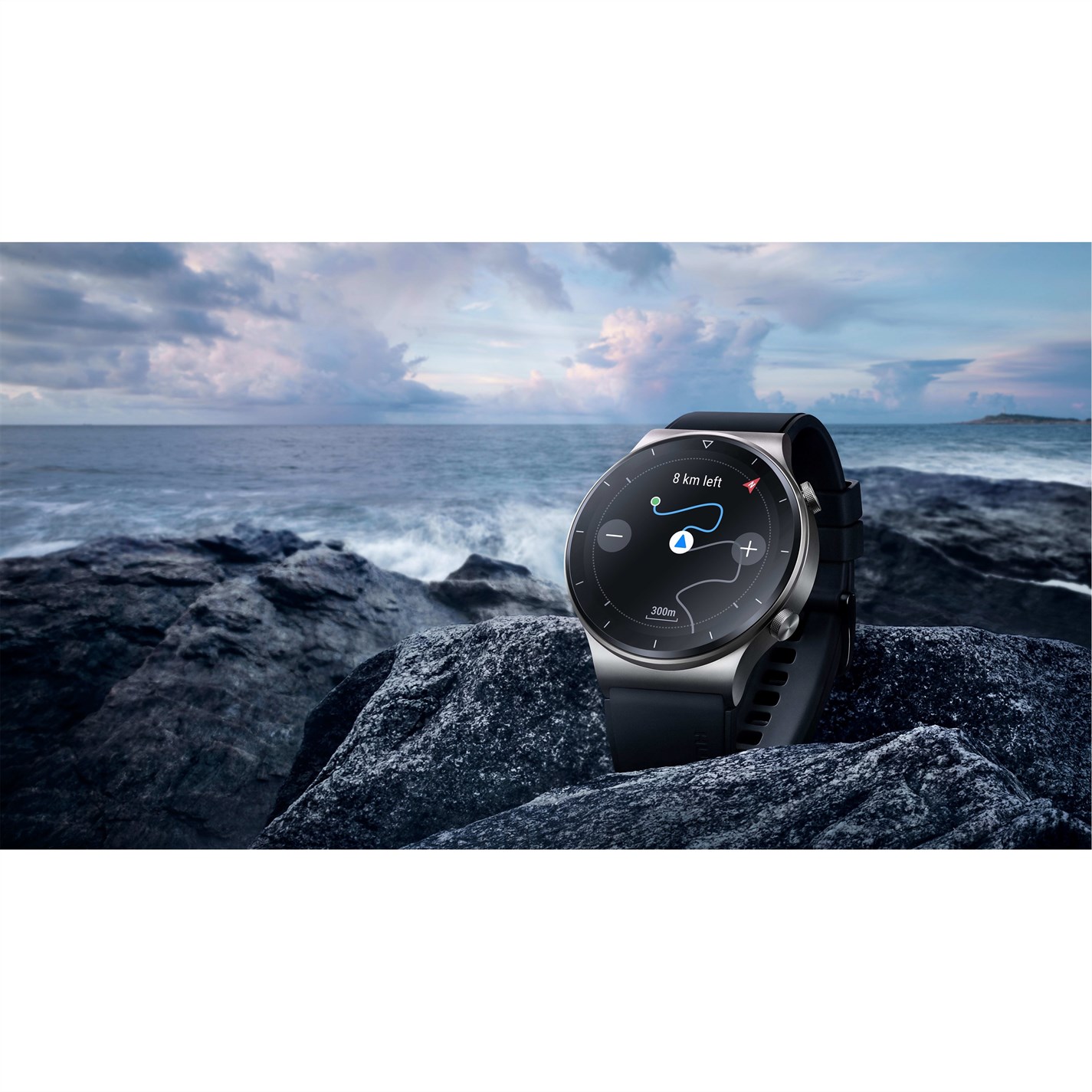 Huawei HUAWEI WATCH GT 2 Pro Black Fluoroelastomer Strap