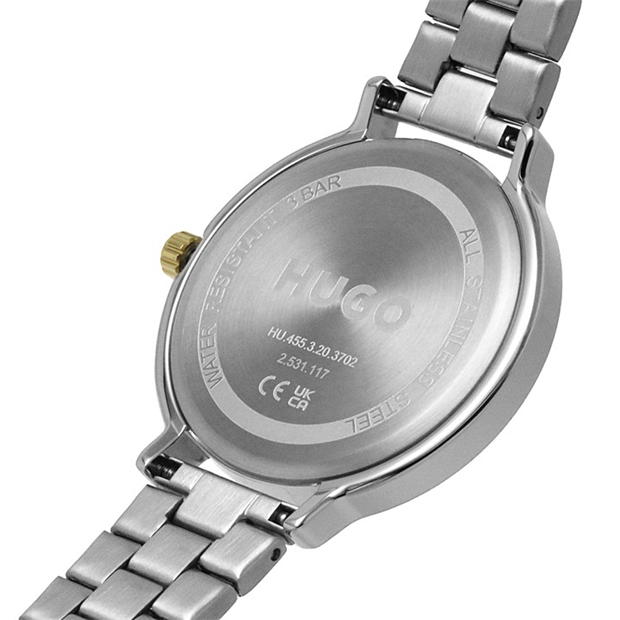 Hugo Plated Stainless Steel Fashion Analogue Watch