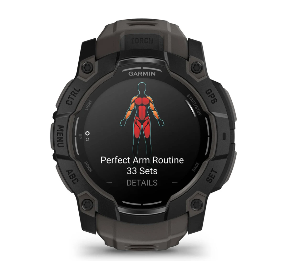 CEAS INSTINCT 3 AMOLED negru CUREA CHARCOAL 50MM GARMIN