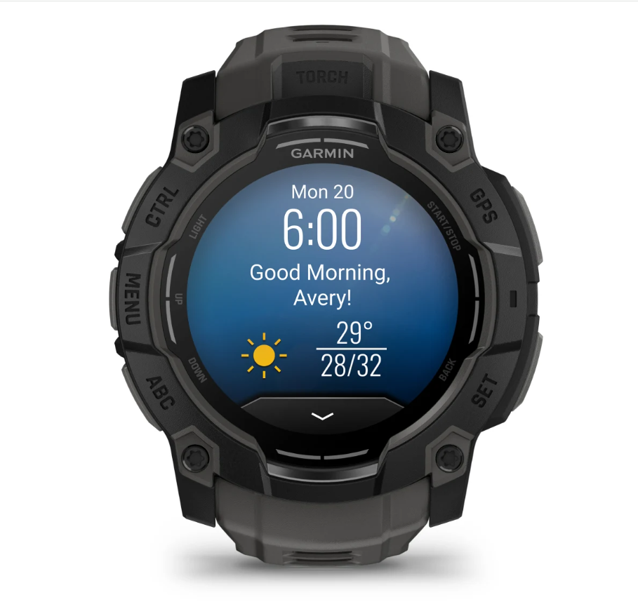 CEAS INSTINCT 3 AMOLED negru CUREA CHARCOAL 50MM GARMIN