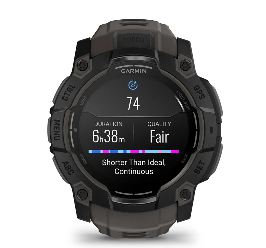 CEAS INSTINCT 3 AMOLED negru CUREA CHARCOAL 50MM GARMIN