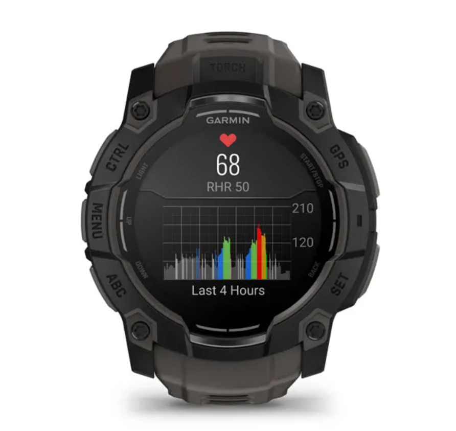 CEAS INSTINCT 3 AMOLED negru CUREA CHARCOAL 50MM GARMIN