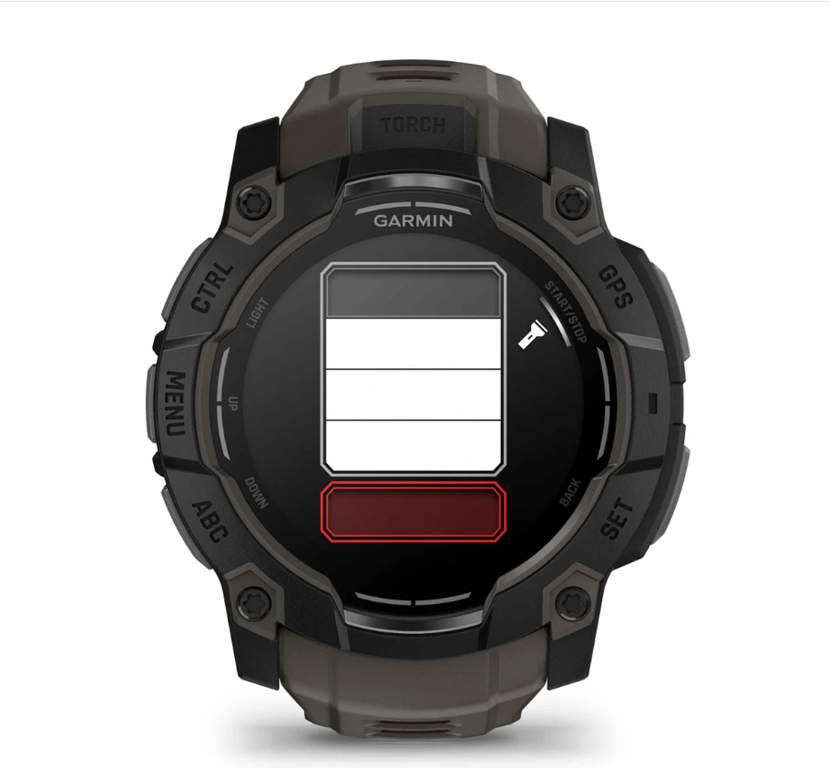 CEAS INSTINCT 3 AMOLED negru CUREA CHARCOAL 50MM GARMIN