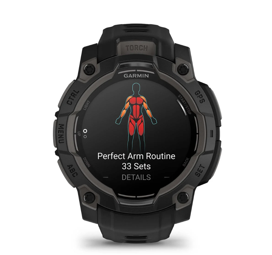 CEAS INSTINCT 3 AMOLED negru CUREA NEAGRA 45MM GARMIN