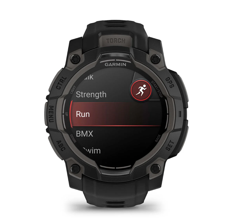 CEAS INSTINCT 3 AMOLED negru CUREA NEAGRA 45MM GARMIN