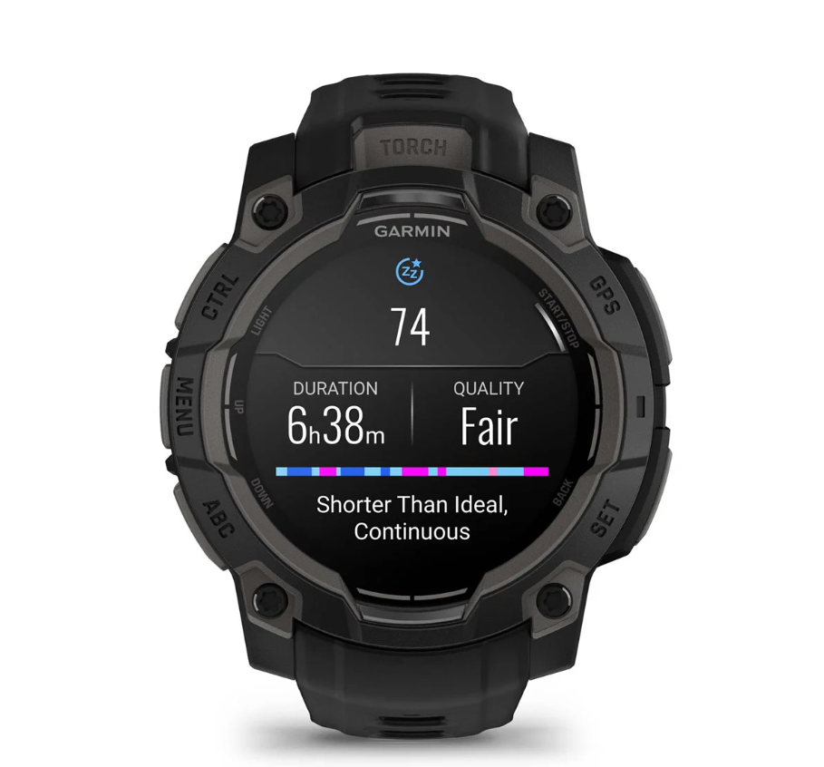 CEAS INSTINCT 3 AMOLED negru CUREA NEAGRA 45MM GARMIN