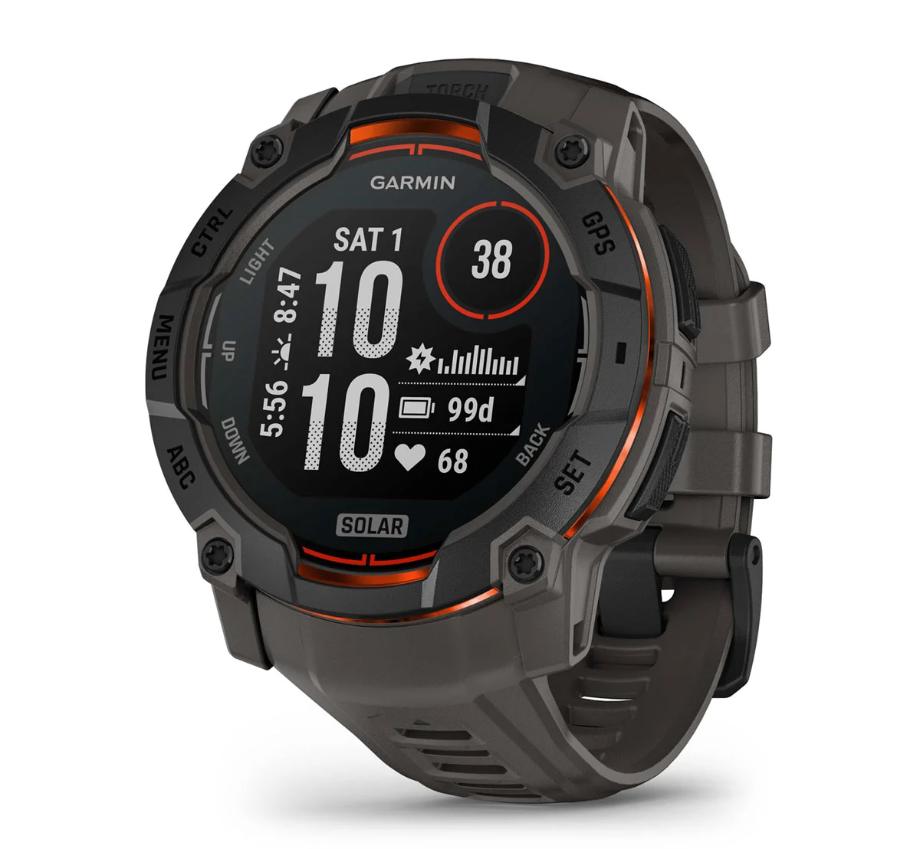 CEAS INSTINCT 3 SOLAR negru CUREA CHARCOAL 50MM GARMIN