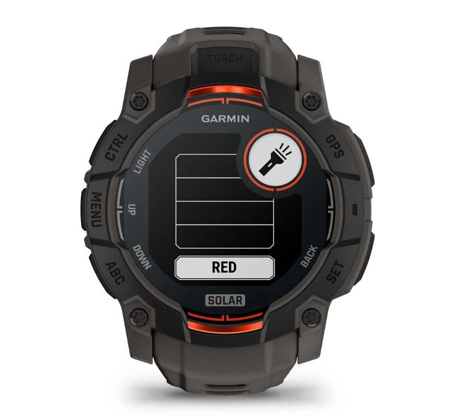 CEAS INSTINCT 3 SOLAR negru CUREA CHARCOAL 50MM GARMIN