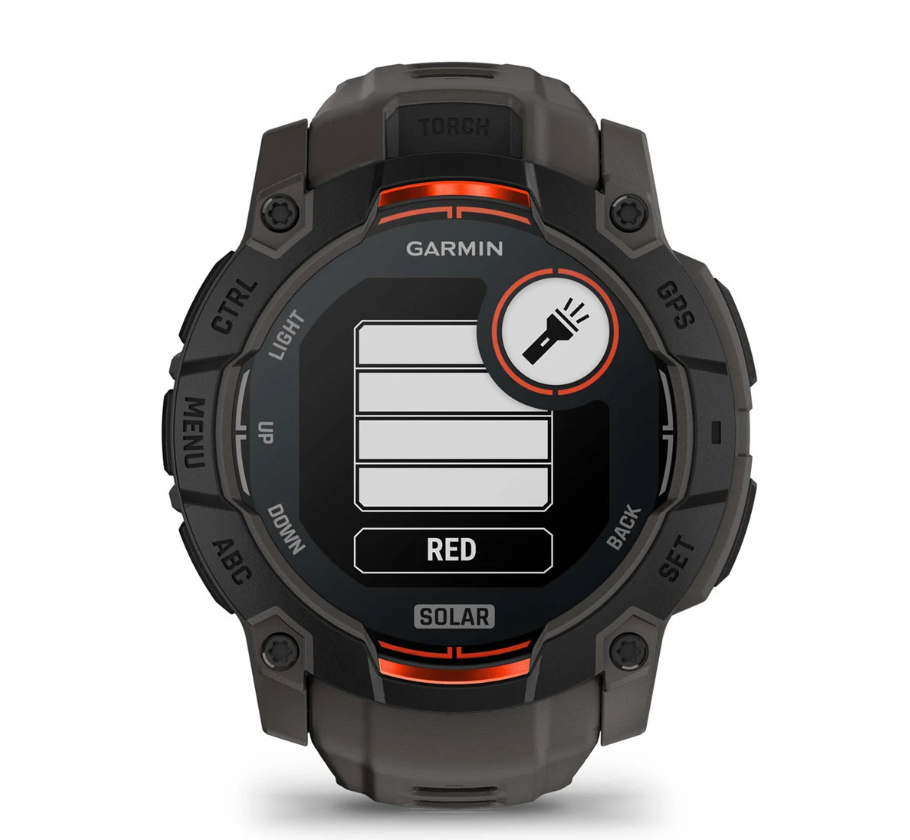 CEAS INSTINCT 3 SOLAR negru CUREA CHARCOAL 50MM GARMIN