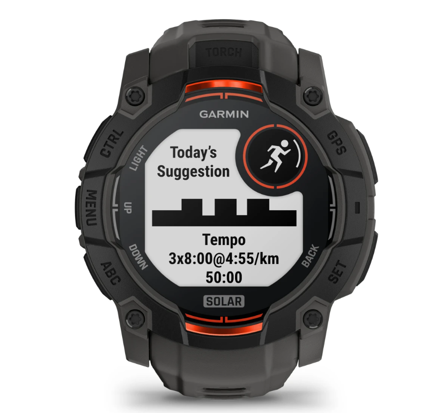 CEAS INSTINCT 3 SOLAR negru CUREA CHARCOAL 50MM GARMIN