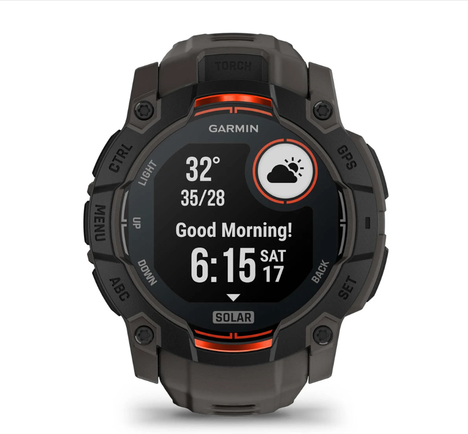 CEAS INSTINCT 3 SOLAR negru CUREA CHARCOAL 50MM GARMIN