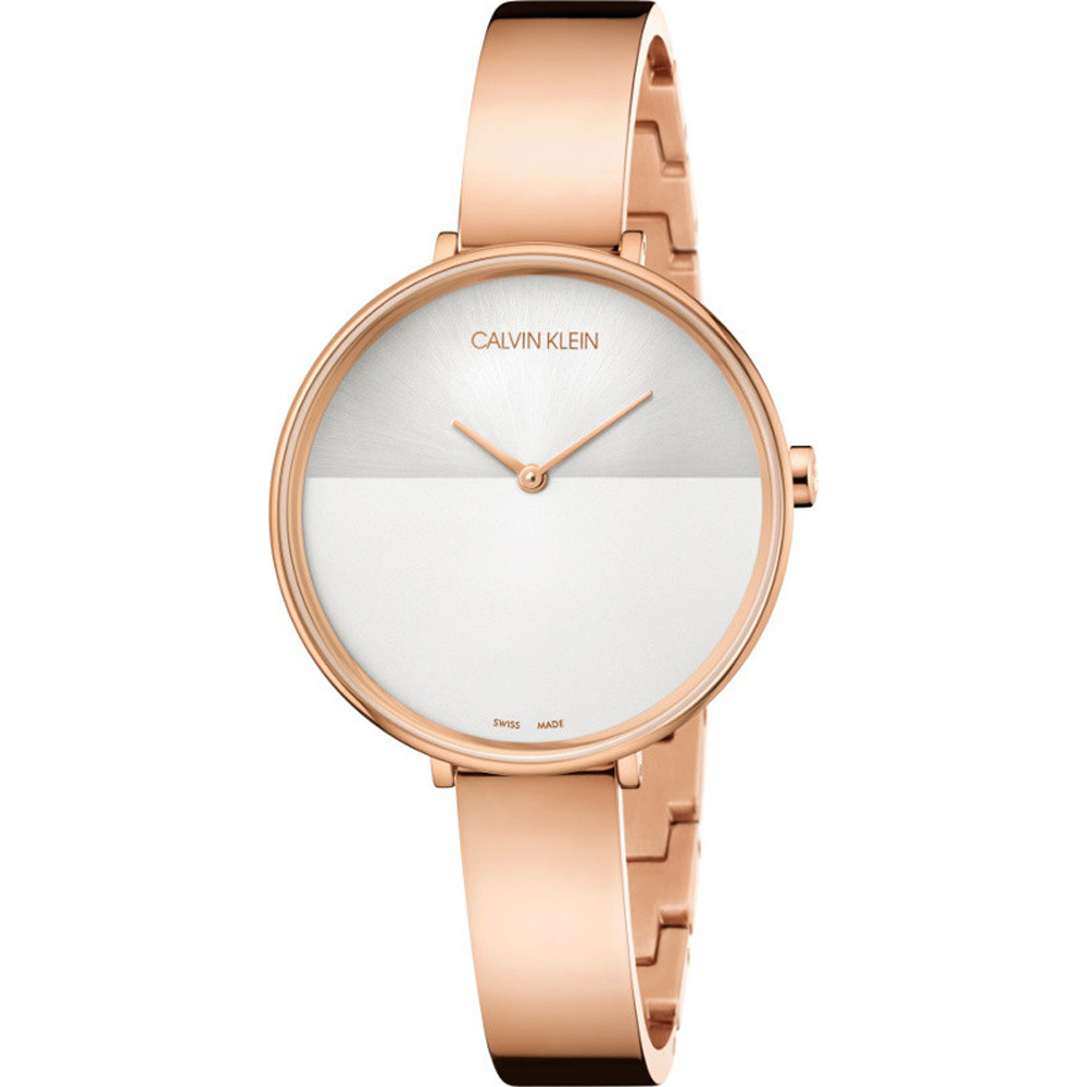 Ceas QUARTZ CALVIN KLEIN K7A23646 pentru Femei roz argintiu