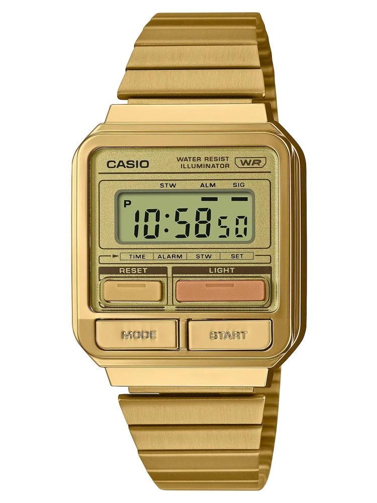 Ceas QUARTZ CASIO A120WEG-9AEF pentru Femei auriu