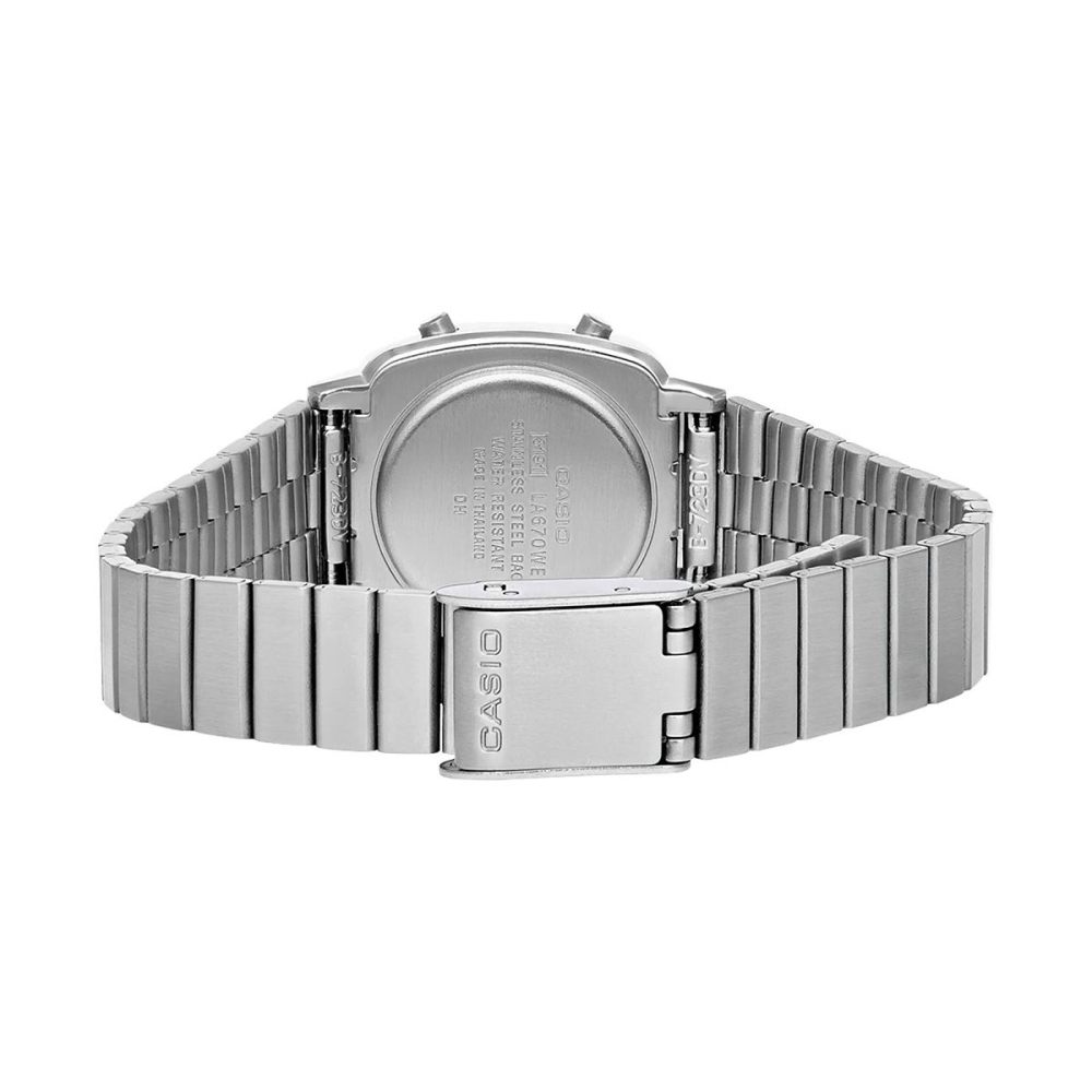 Ceas QUARTZ CASIO LA670WES-4AEF pentru Femei gri maro